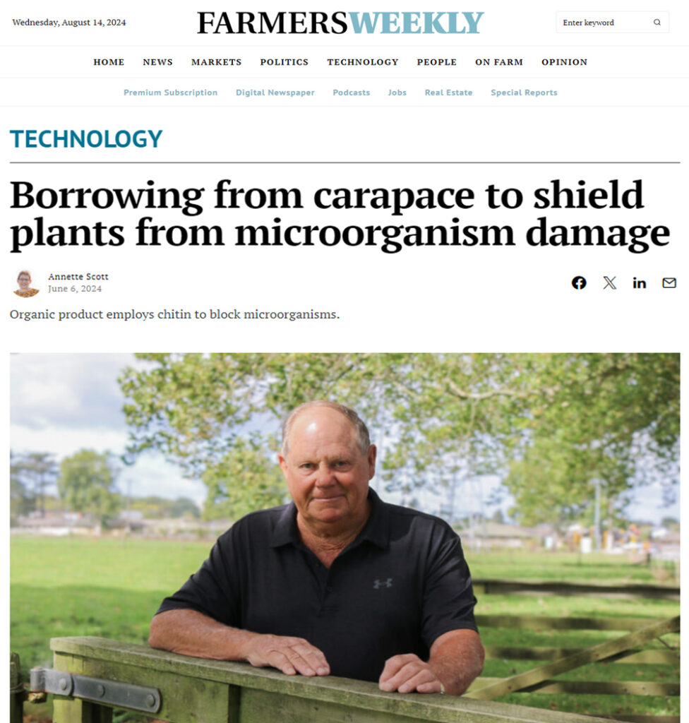 Farmers Weekly Spotlights Flamingro Science And Innovation Behind Our Certified Organic Chitin Based Biostimulant Nz