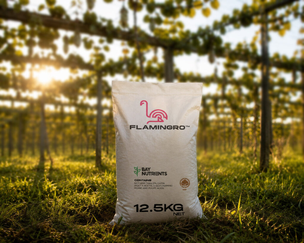 Flamingro Organic Bioprotectant Nz Bay Nutrients For Kiwifruit And Viticulture