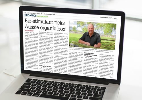 Flamingro Featured In Good Fruit & Vegetables Magazine, Australia
